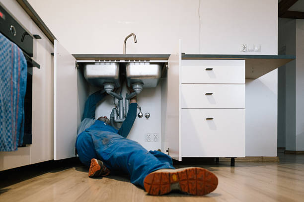Professional Leak Detection technician working in New Hill, NC